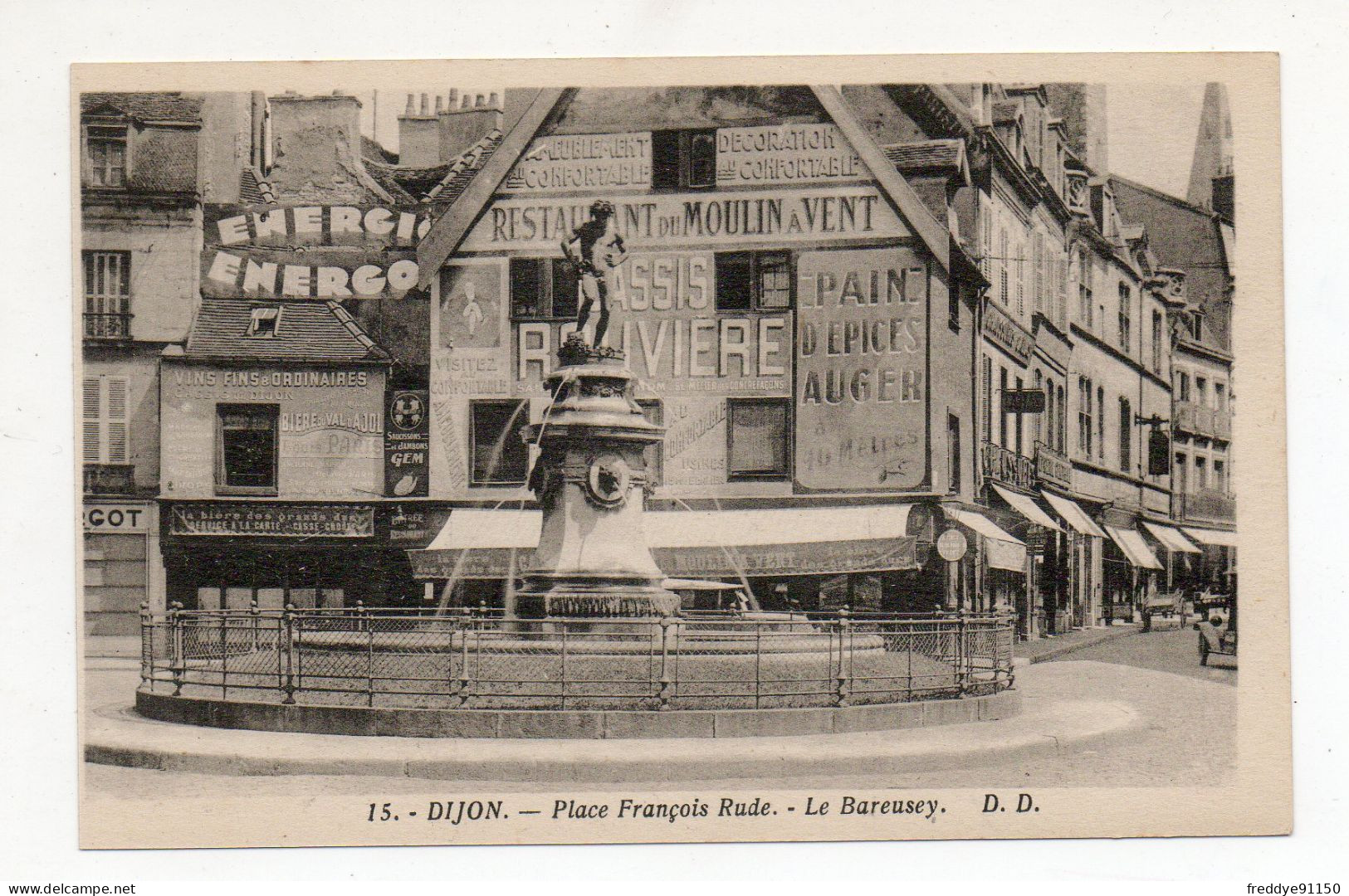 21 . Dijon . Place François Rude . Le Bareusey - Dijon