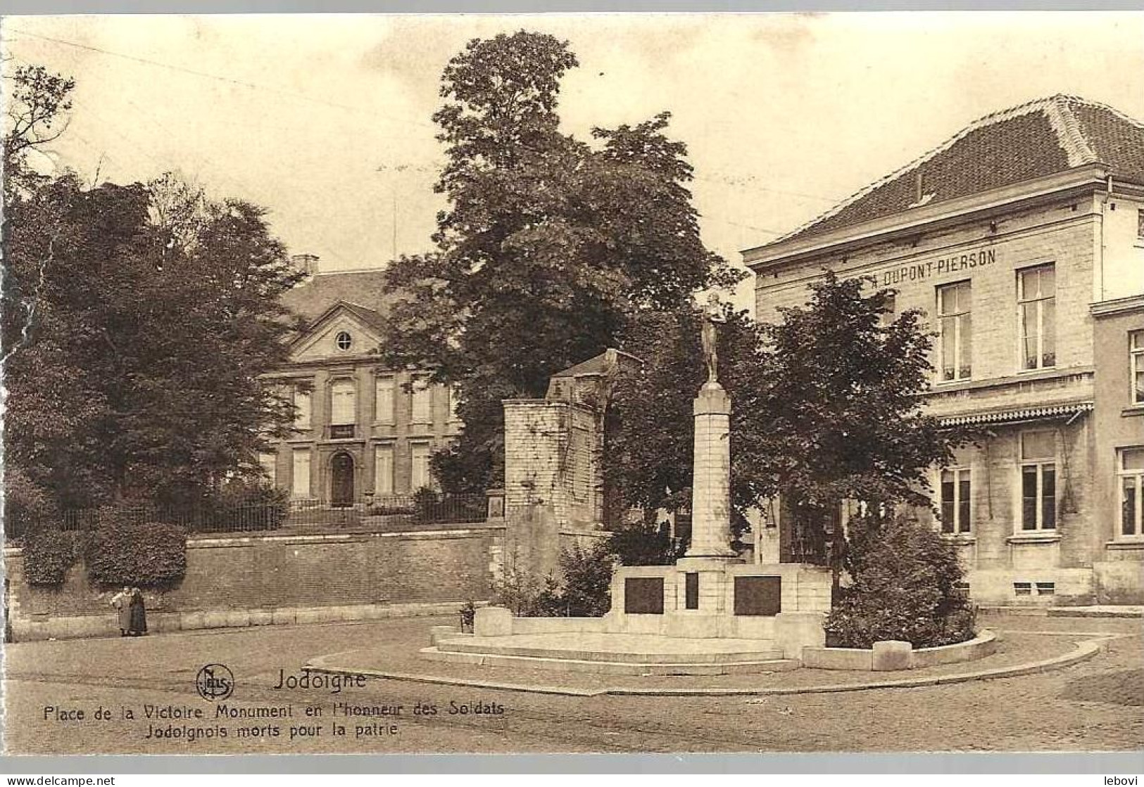 JODOIGNE « Place De La Victoire.  Monument Des Soldats Jodoignois Morts Pour La Patrie  » - Nels - Jodoigne