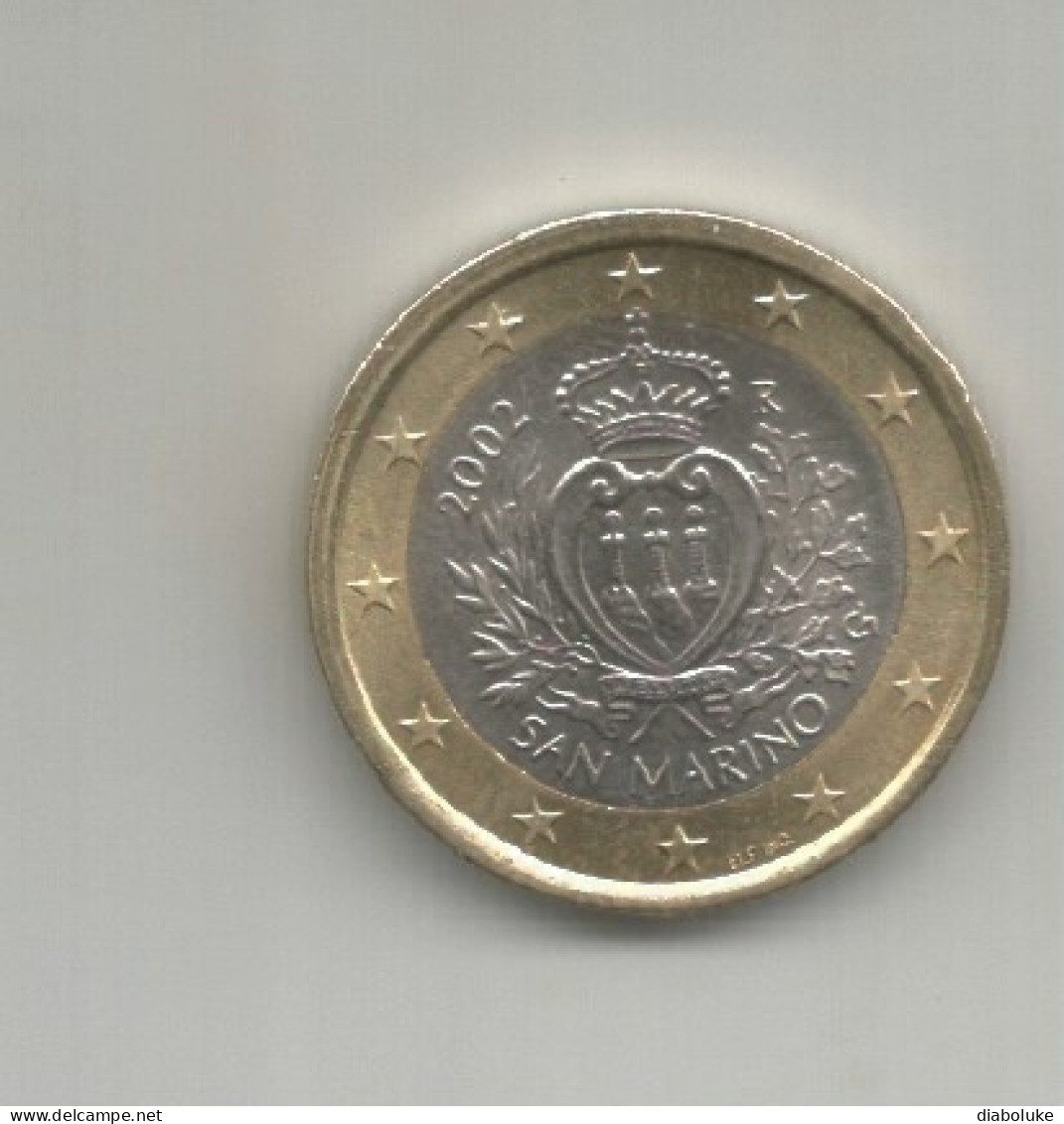 (SAN MARINO) 2002, 1 EURO - Circulated Coin - San Marino