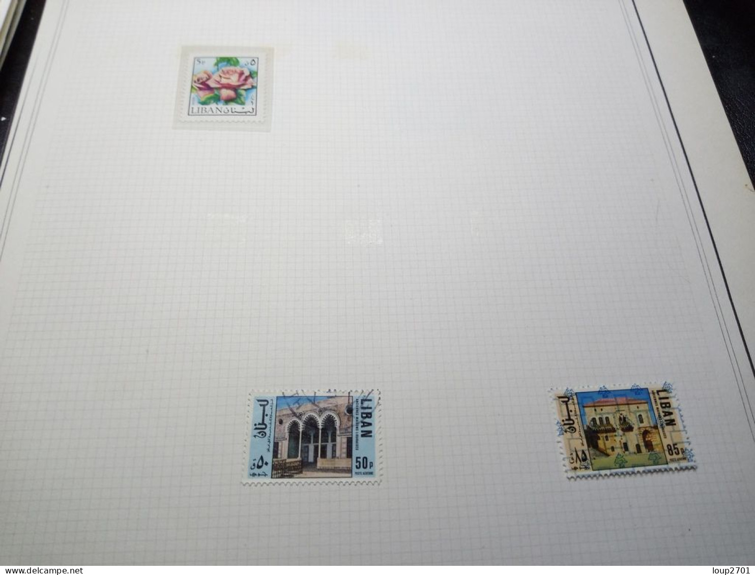 DM959 GROS LOT FEUILLES GRAND LIBAN / LIBAN N / O A TRIER COTE++ DEPART 10€