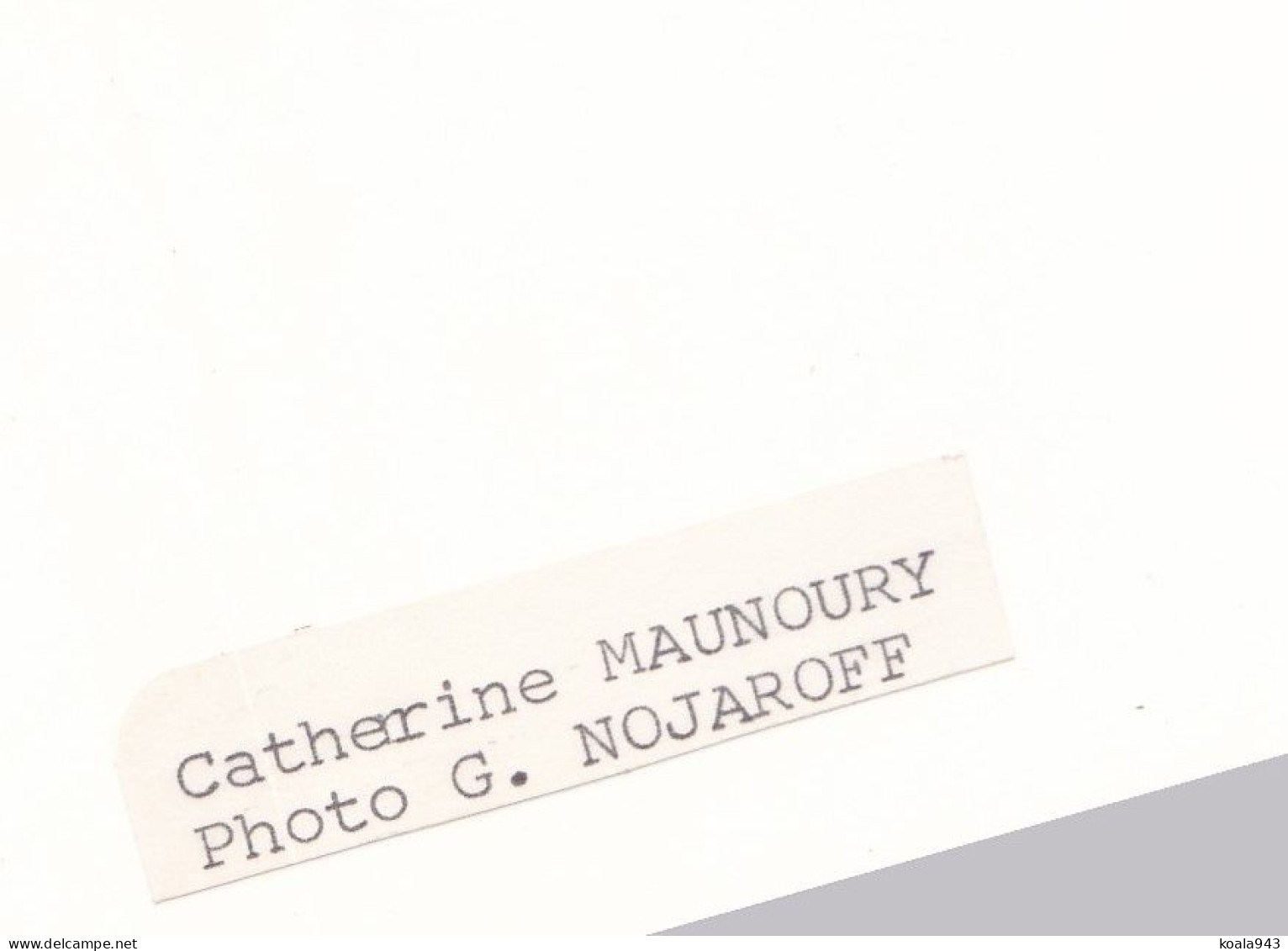 Catherine MAUNOURY Par Georges NOJAROFF Photographie Originale 23x17 Cm VOLTIGE AERIENNE AERO-CLUB France - Célébrités