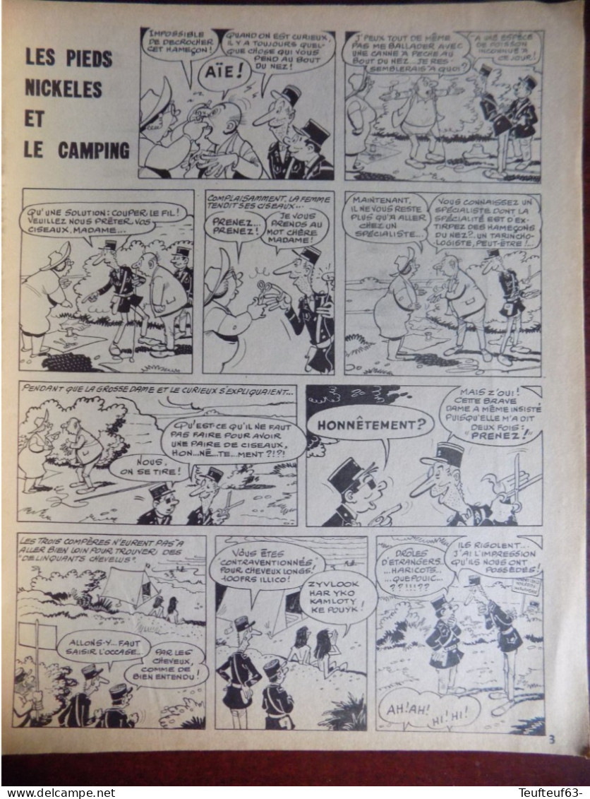 L'Epatant N° 23/1967 Pieds Nickelés - Griffe D'acier  - Catcheur Nicaise - Coupe Des Gordini (2) - Autre Magazines