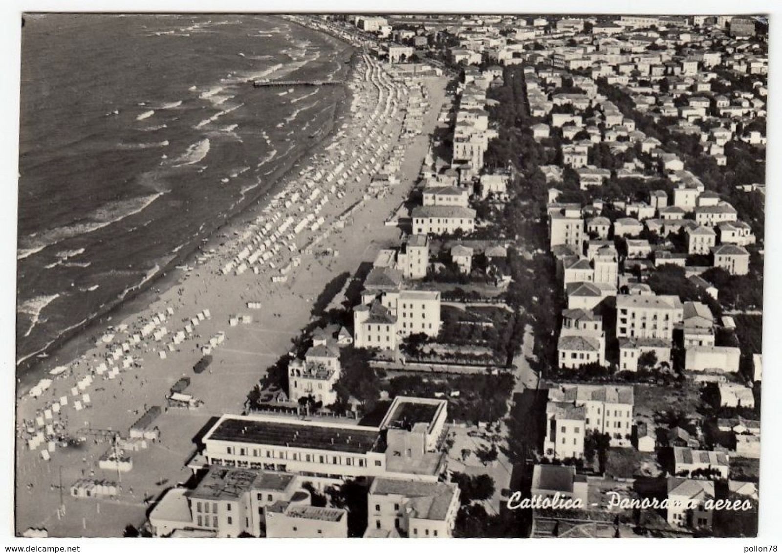 CATTOLICA - PANORAMA AEREO - RIMINI - 1956 - Rimini