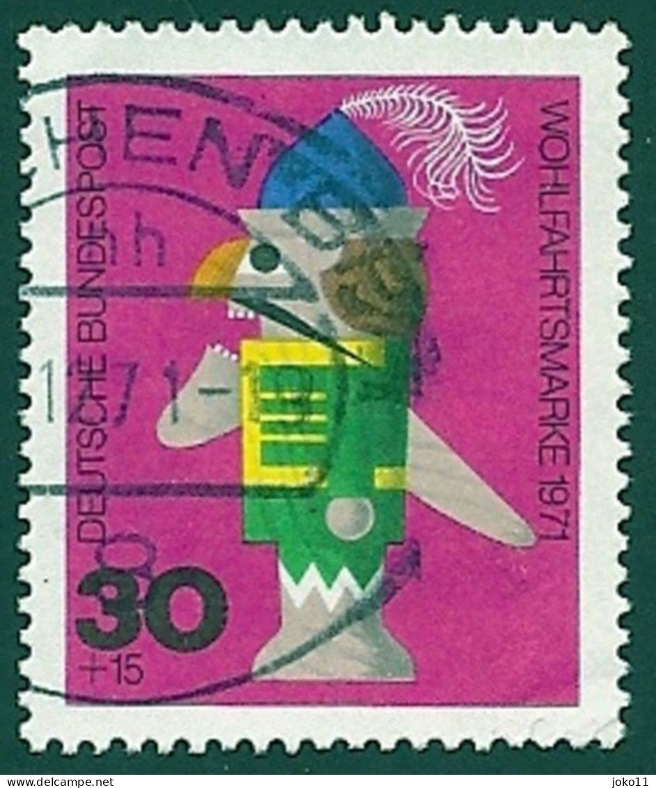 Deutschland, 1971, Mi.-Nr. 707, Gestempelt - Gebraucht