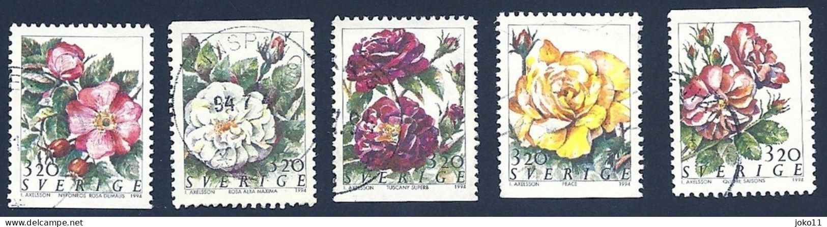 Schweden, 1994, Michel-Nr. 1823-1827, Gestempelt - Used Stamps