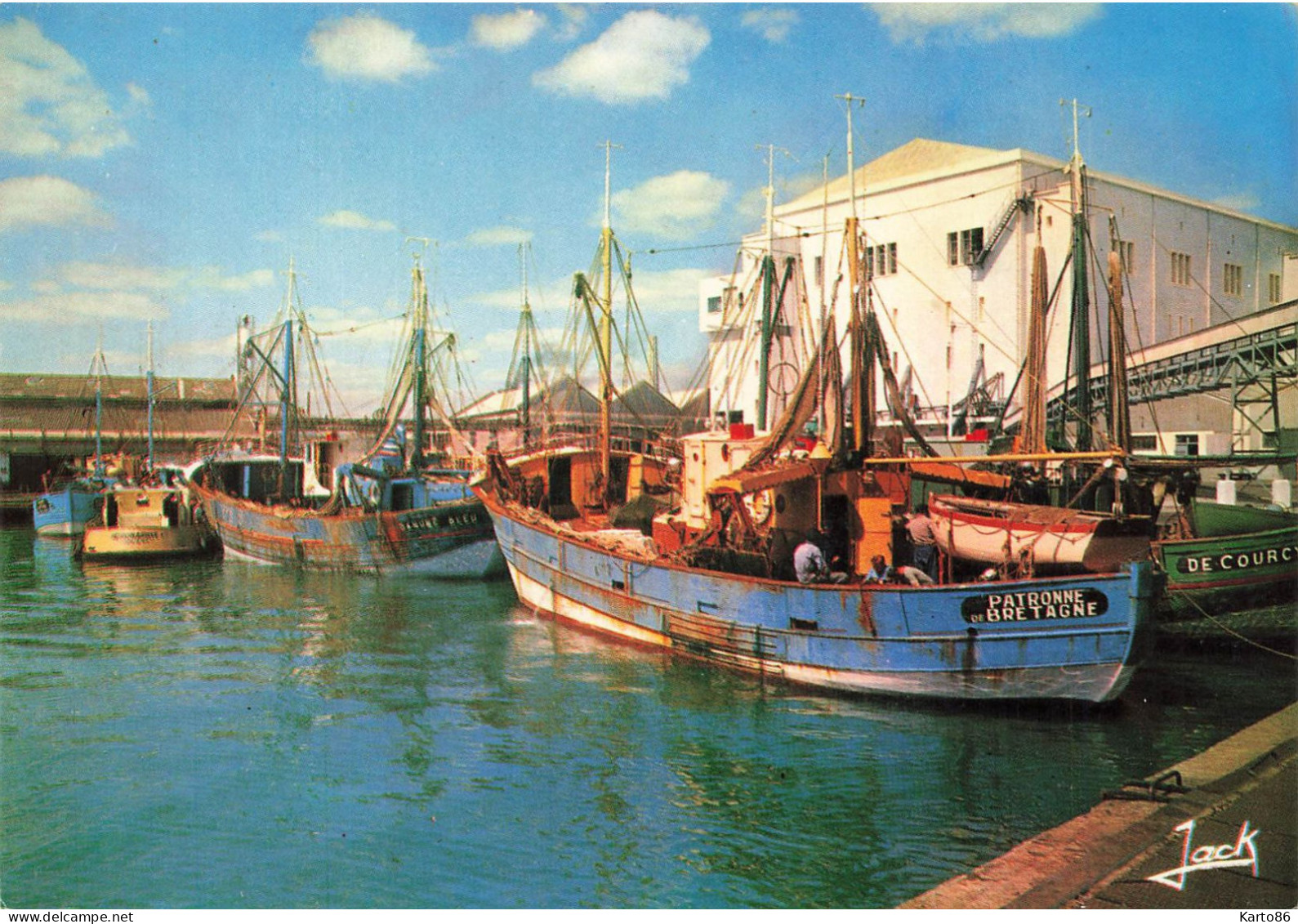 Lorient * Le Port De Pêche * Bateaux * Bateau " PATRONNE DE BRETAGNE " - Lorient