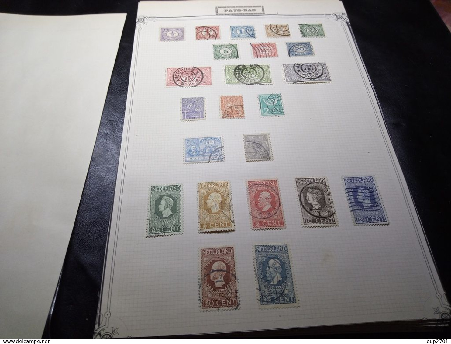 DM962 BEAU LOT FEUILLES MONDE ANCIENS N / O A TRIER COTE++ DEPART 10€ - Collections (en Albums)