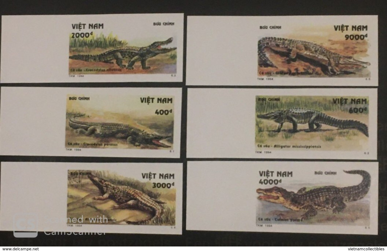 Vietnam Viet Nam MNH Imperf Stamps 1994 : Crocodile (Ms685) - Vietnam