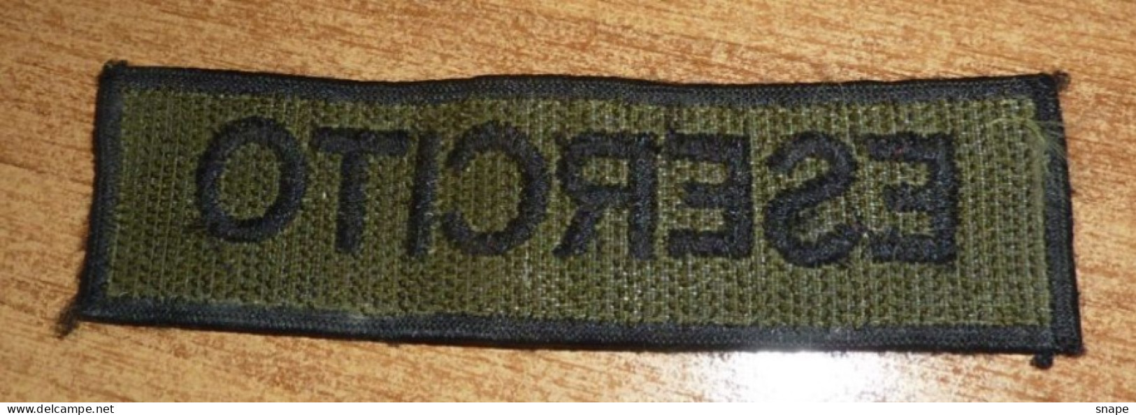 Tag Esercito Velcro Adesivo - Esercito Italiano - Vintage (255-9) - Italian Army Tag Combat Uniform - Army