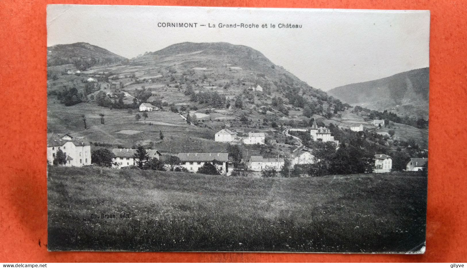 CPA (88) Cornimont. La Grand Roche Et Le Château.  (8A.076)d - Cornimont