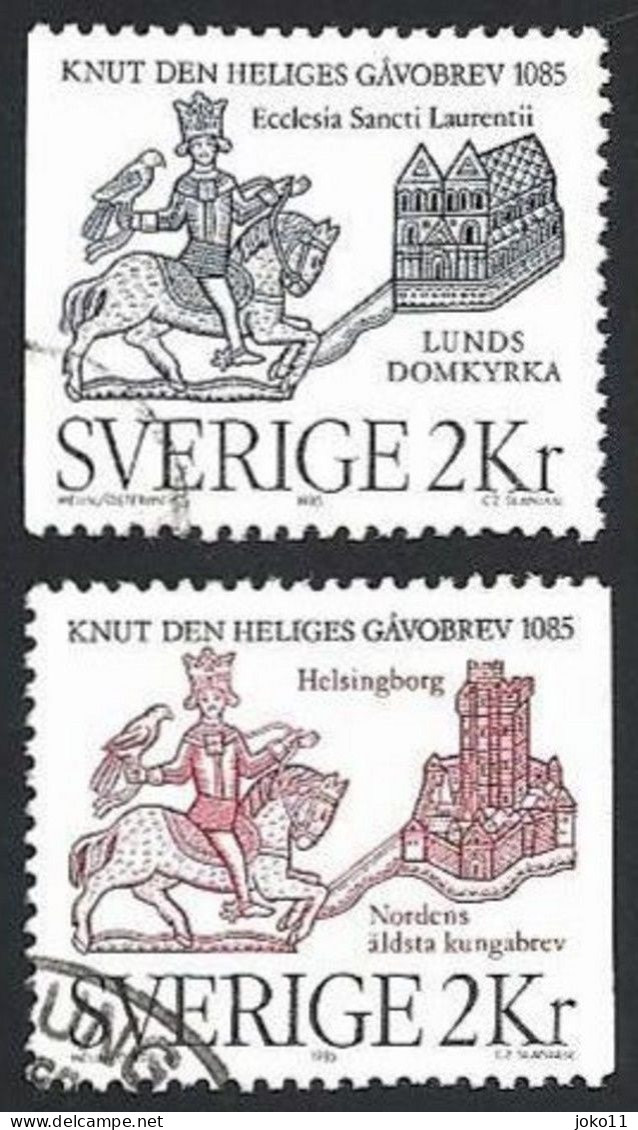 Schweden, 1985, Michel-Nr. 1334-1335, Gestempelt - Oblitérés