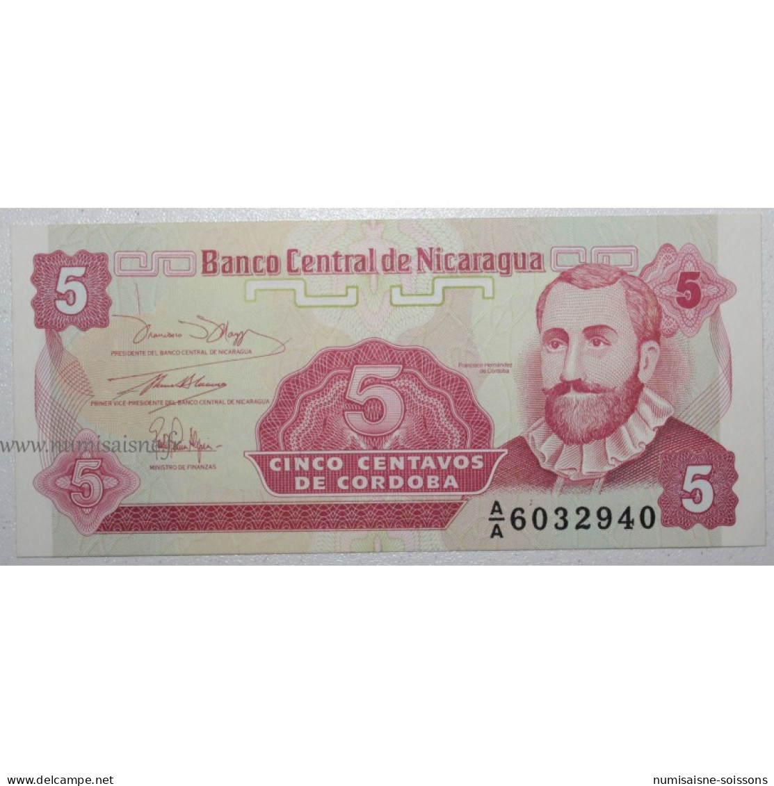 NICARAGUA  - PICK 168 - 5 CENTAVOS 1991 - Nicaragua