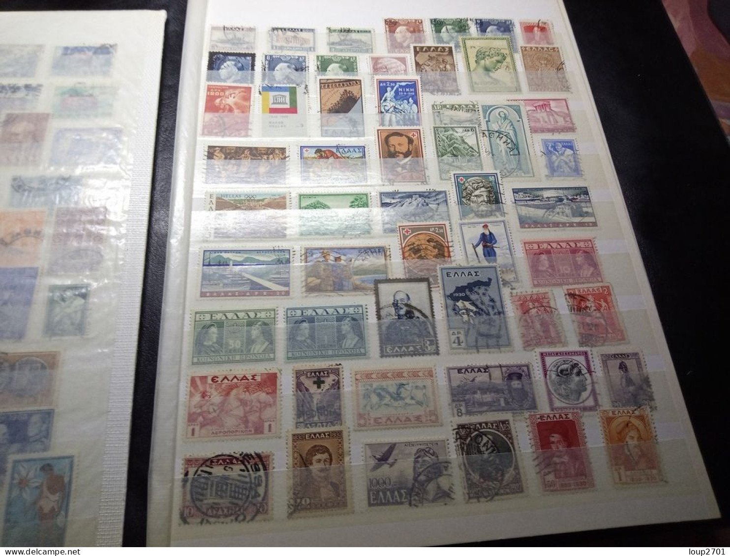 DM963 LOT FEUILLES GRECE N / O A TRIER COTE++ DEPART 10€ - Collections (with Albums)