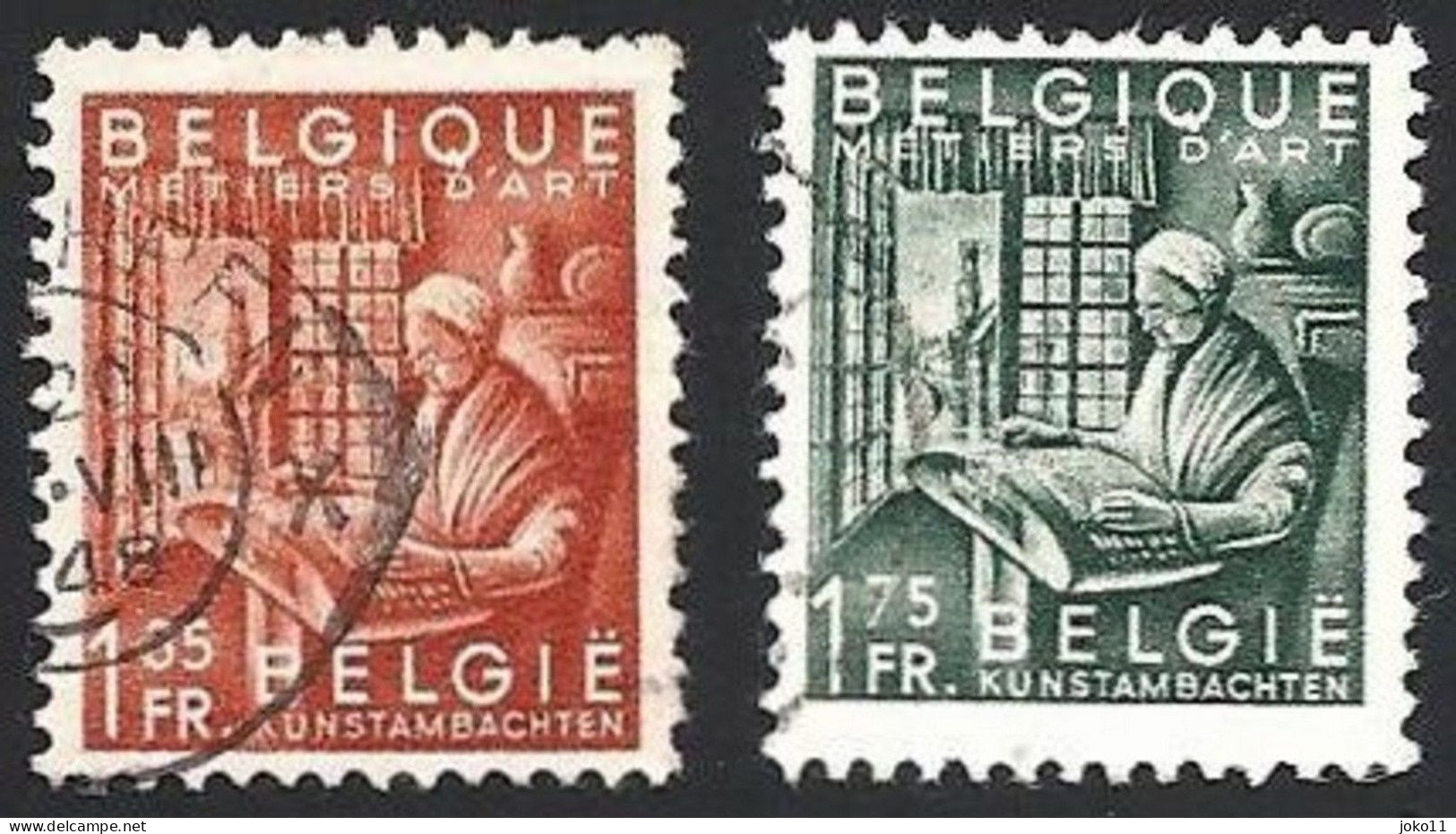 Belgien, 1948, Michel-Nr. 806+808, Gestempelt - 1948 Exportación