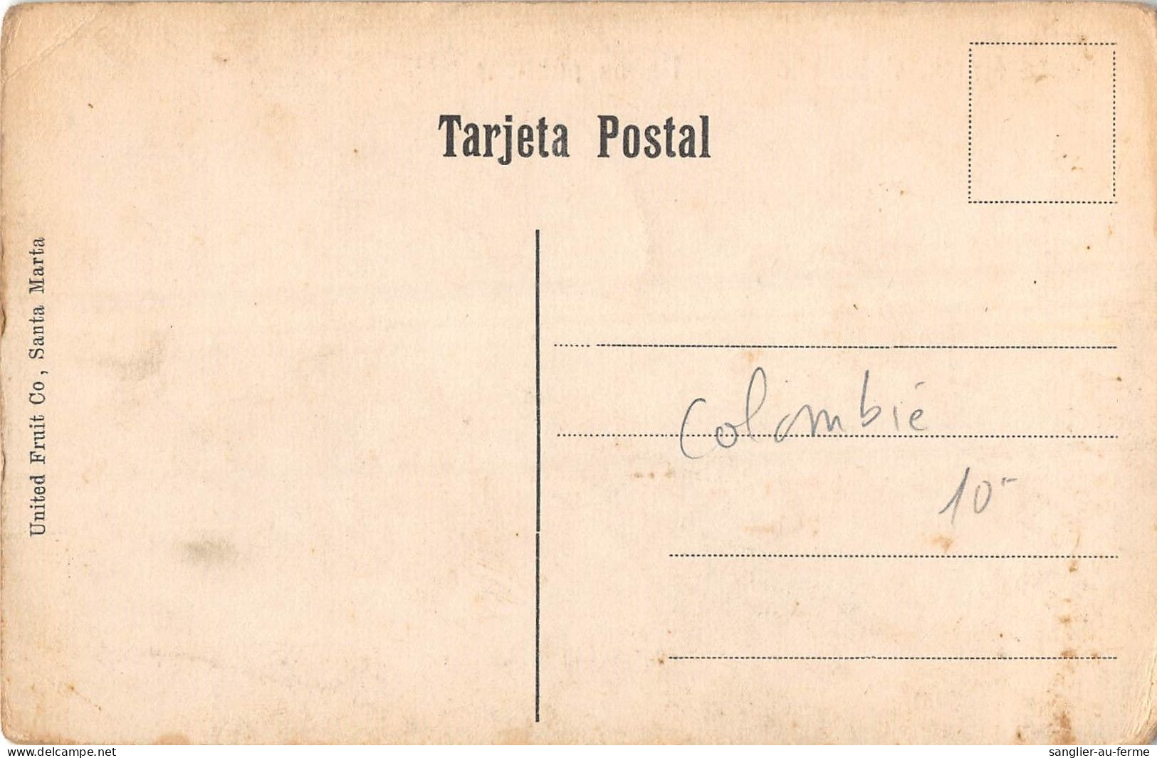 CPA COLOMBIE / SANTA MARTA / COLOMBIA / BANOS PUBLICOS - Colombie