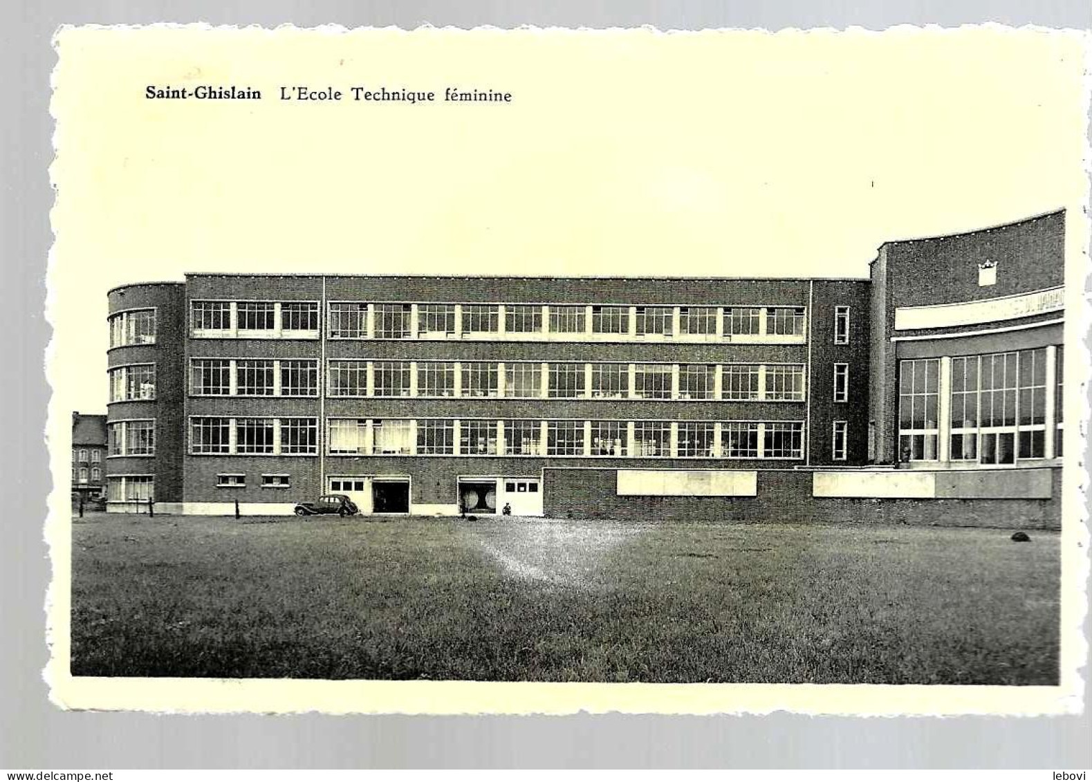 SAINT – GHISLAIN « L’école Technique Féminine » - Ed. L’Hoir-Delbroeck (1956) - Saint-Ghislain