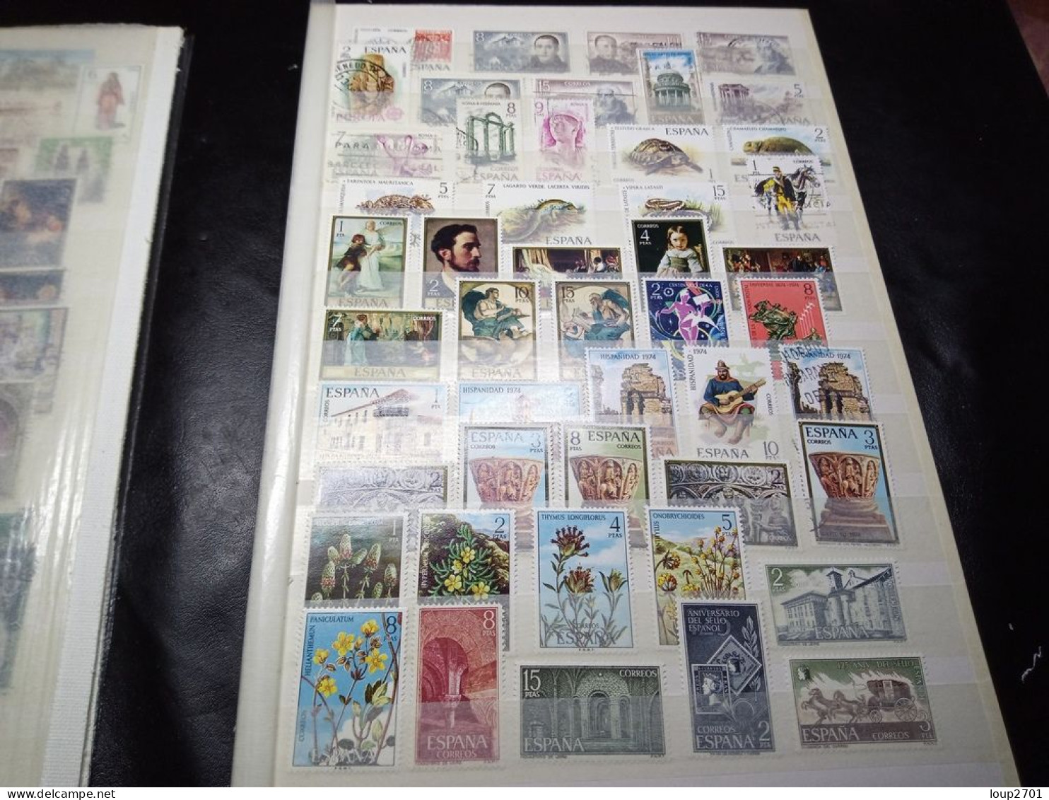 DM964 LOT FEUILLES ESPAGNE N / O A TRIER COTE++ DEPART 10€ - Collections (en Albums)