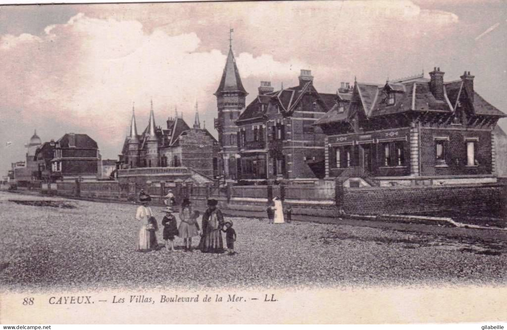 80 - Somme -  CAYEUX Sur MER -   Les Villas - Boulevard De La Mer - Cayeux Sur Mer