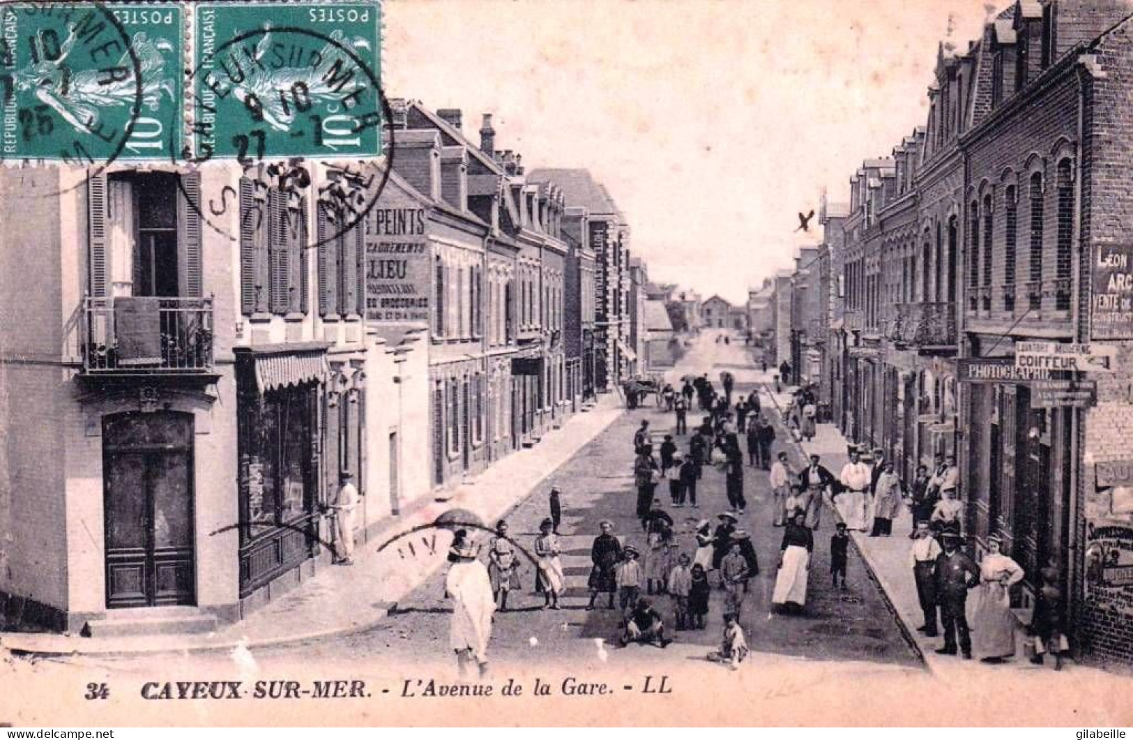 80 - Somme -  CAYEUX Sur MER -   L Avenue De La Gare - Cayeux Sur Mer