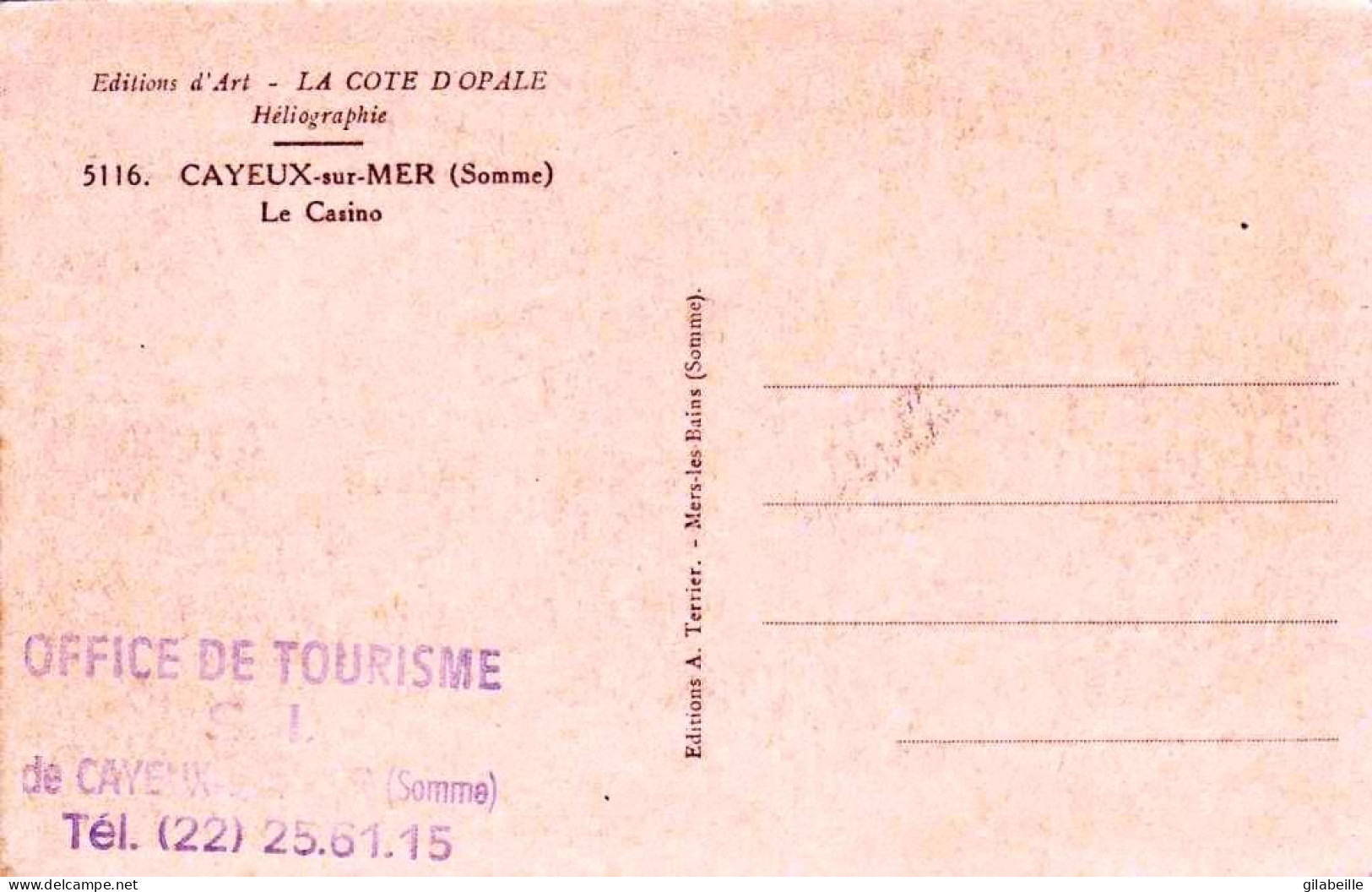80 - Somme -  CAYEUX Sur MER -   Le Casino - Cayeux Sur Mer