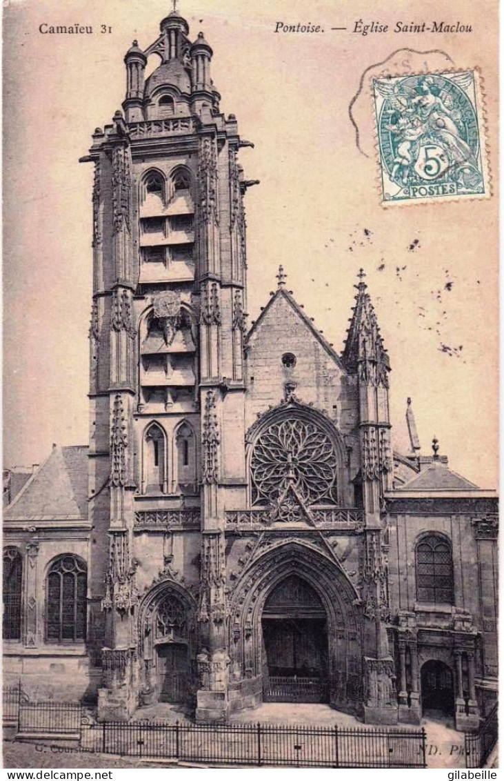 95 - Val D Oise -  PONTOISE  - église Saint Maclou - Pontoise