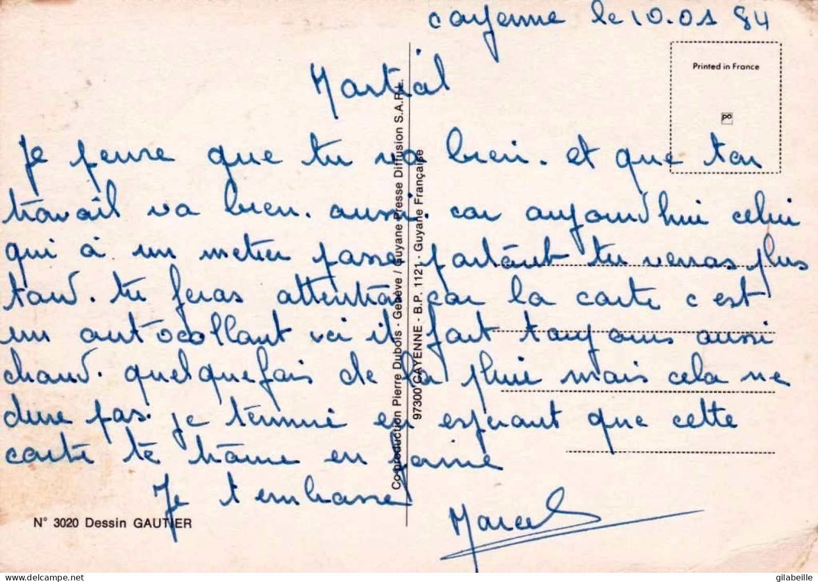 Guyane Francaise  - AUTOCOLLANT - Amazonie Francaise - Autres & Non Classés