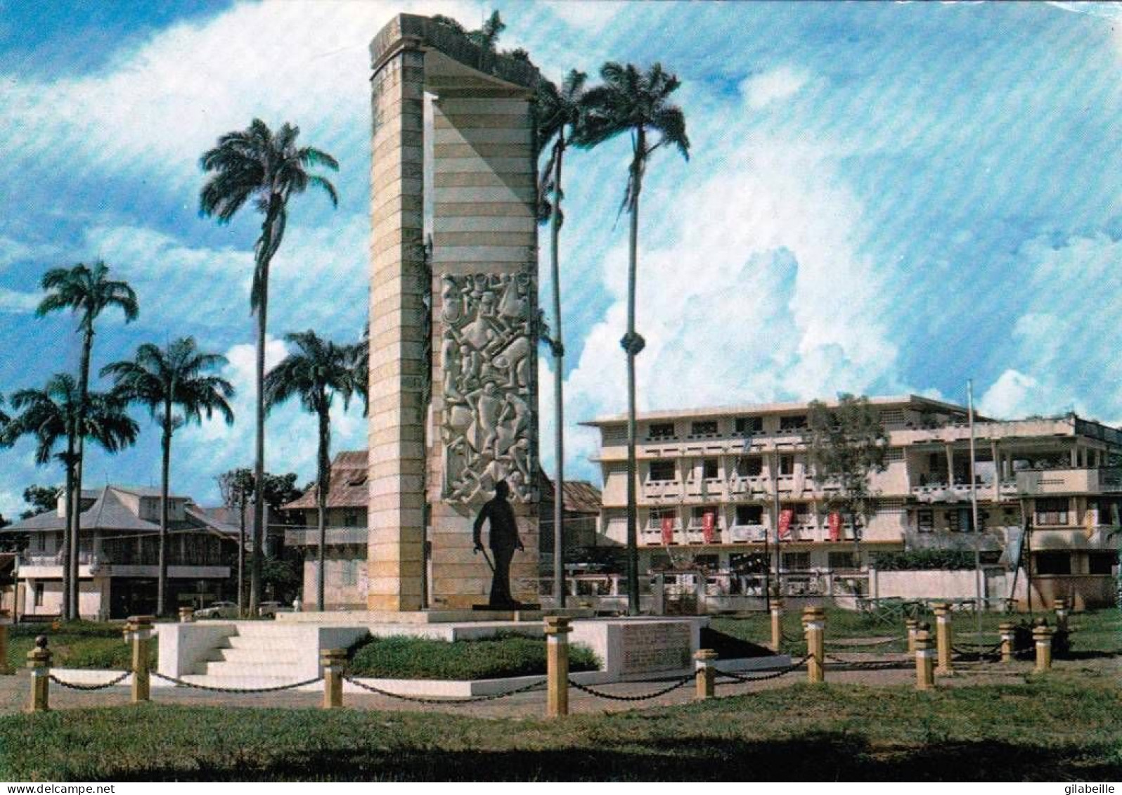 Guyane Francaise  - CAYENNE -  Monument Felix Eboué - Cayenne