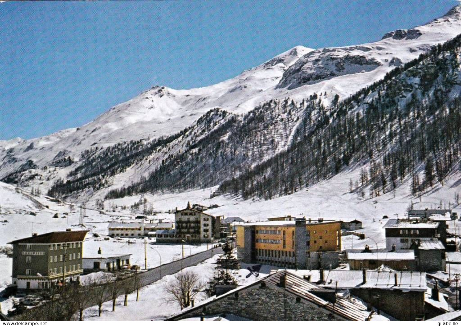 73 - Savoie  -  VAL D ISERE - Depuis Le Clocher , Vue Sur Le Col De La Galise - Val D'Isere