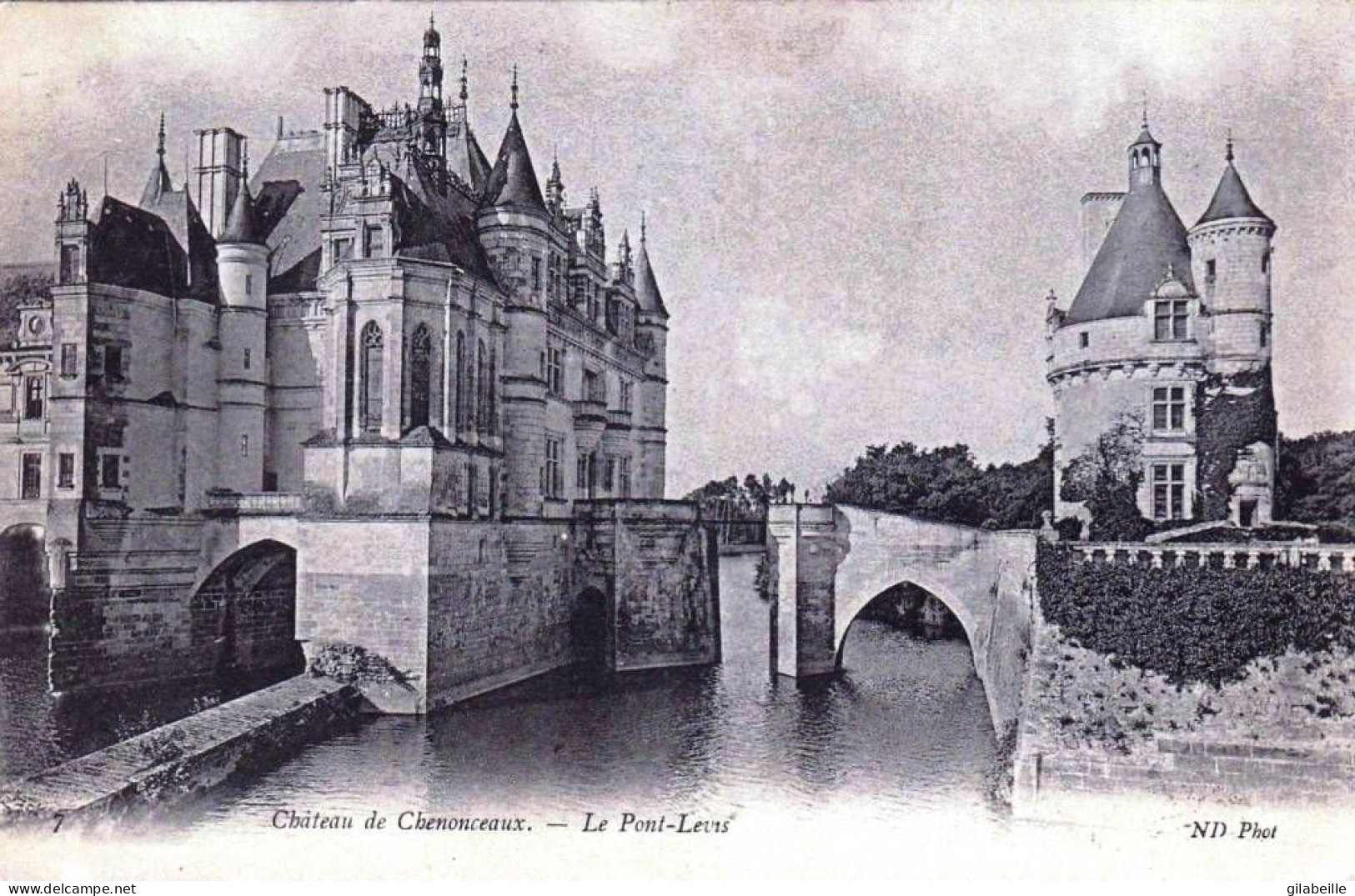 37 - Indre Et Loire -  Chateau De CHENONCEAUX  - Le Pont Levis - Chenonceaux