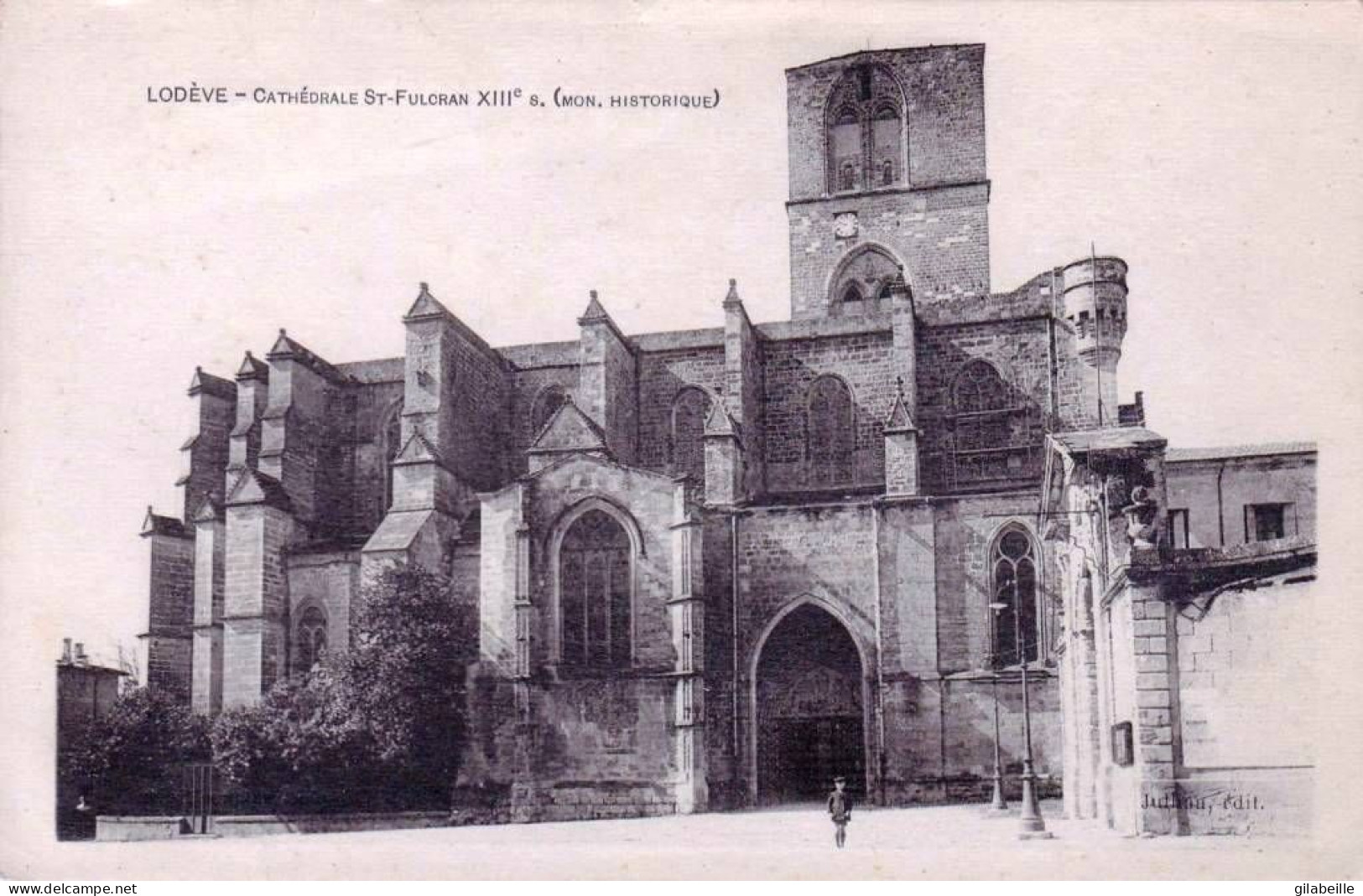 34 - Herault -  LODEVE - La Cathedrale Saint Fulcran - Lodeve