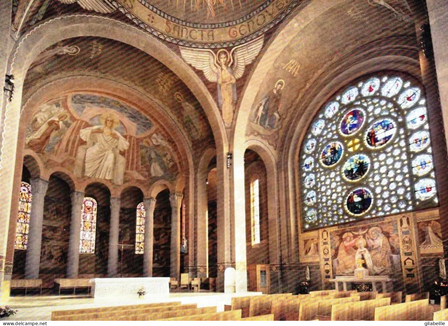 92 - Hauts De Seine - NANTERRE -  Cathedrale Sainte Genevieve - Vue Du Choeur Et De L Autel De La Vierge - Nanterre