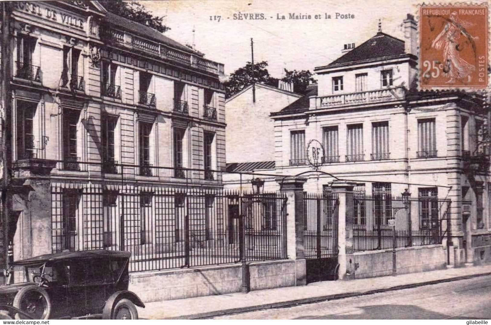 92 - Hauts De Seine  - SEVRES -  La Mairie Et La Poste - Sevres