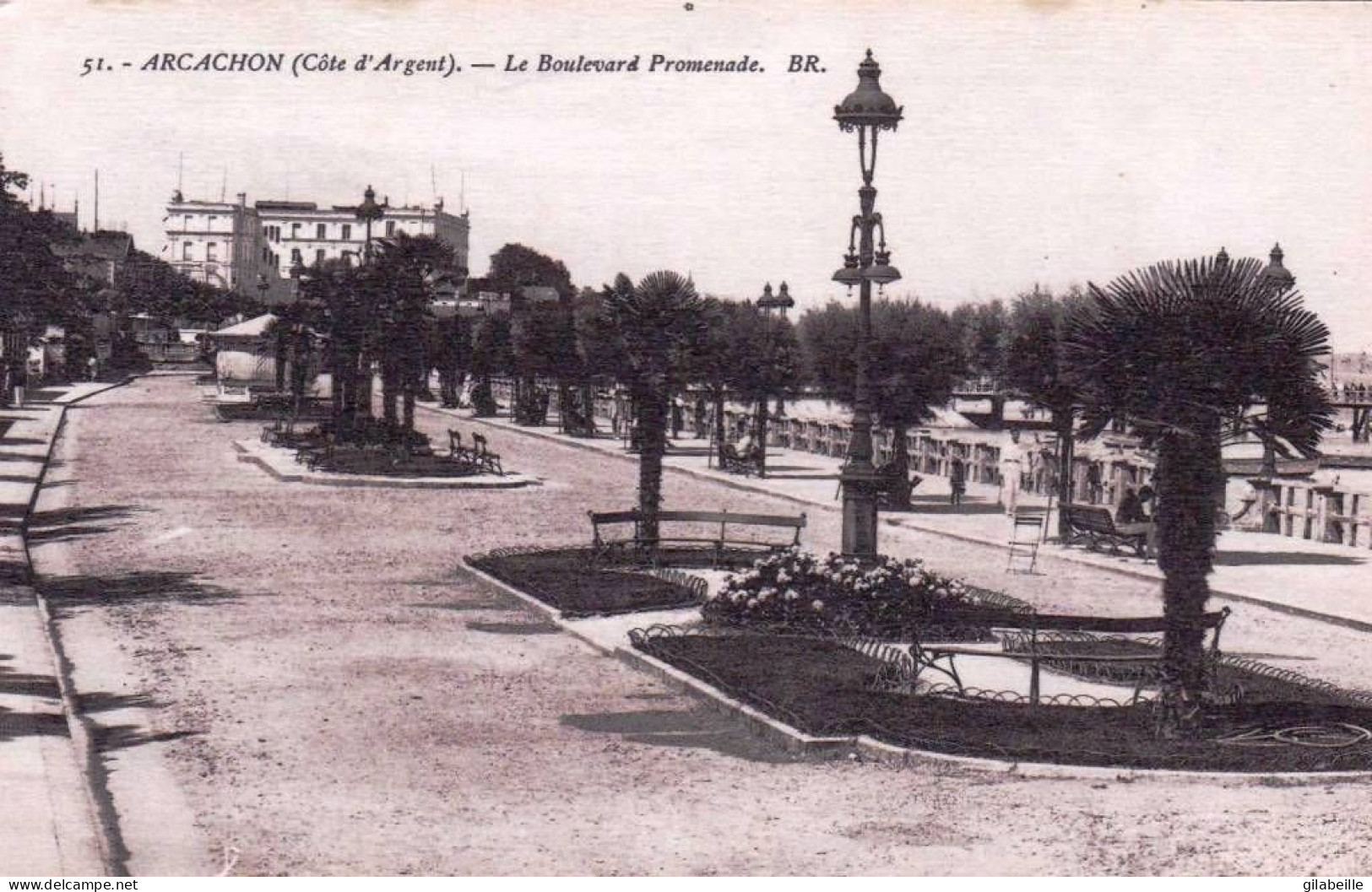 33 - Gironde -  ARCACHON - Le Boulevard Promenade - Arcachon