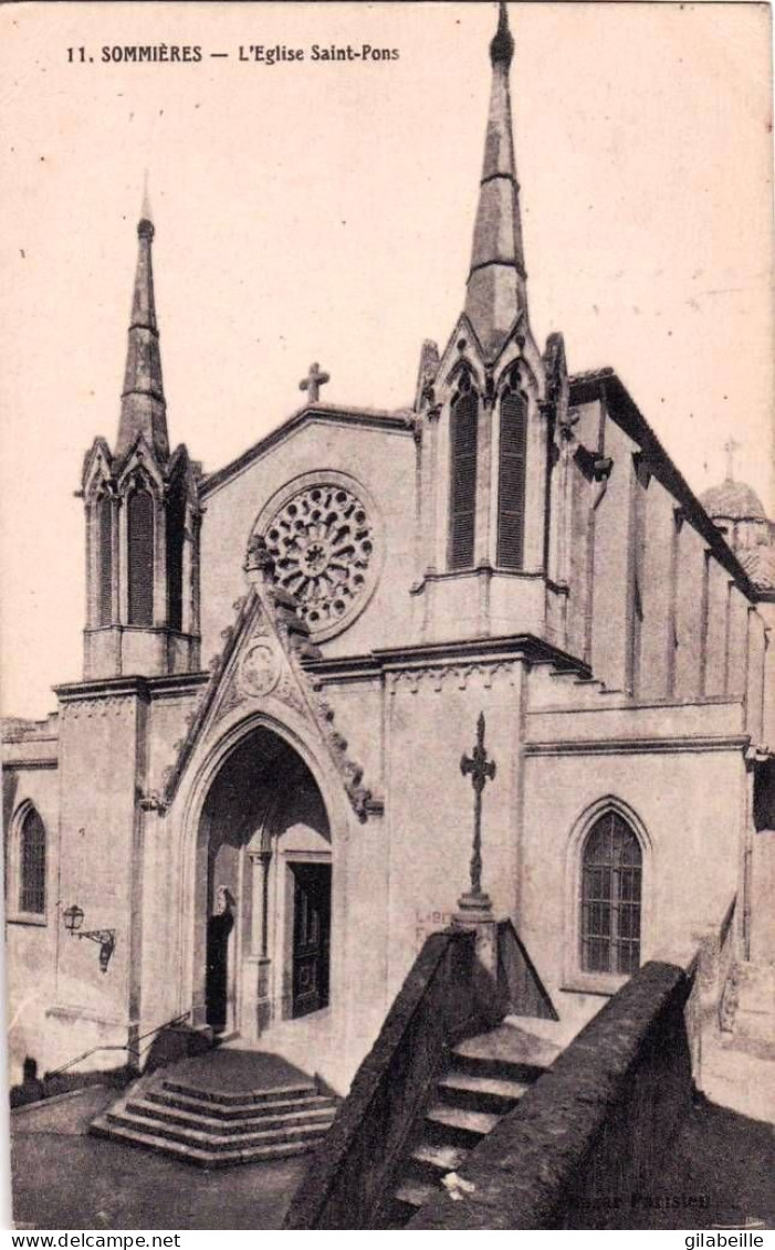 30 - Gard -  SOMMIERES -  L église Saint Pons - Sommières