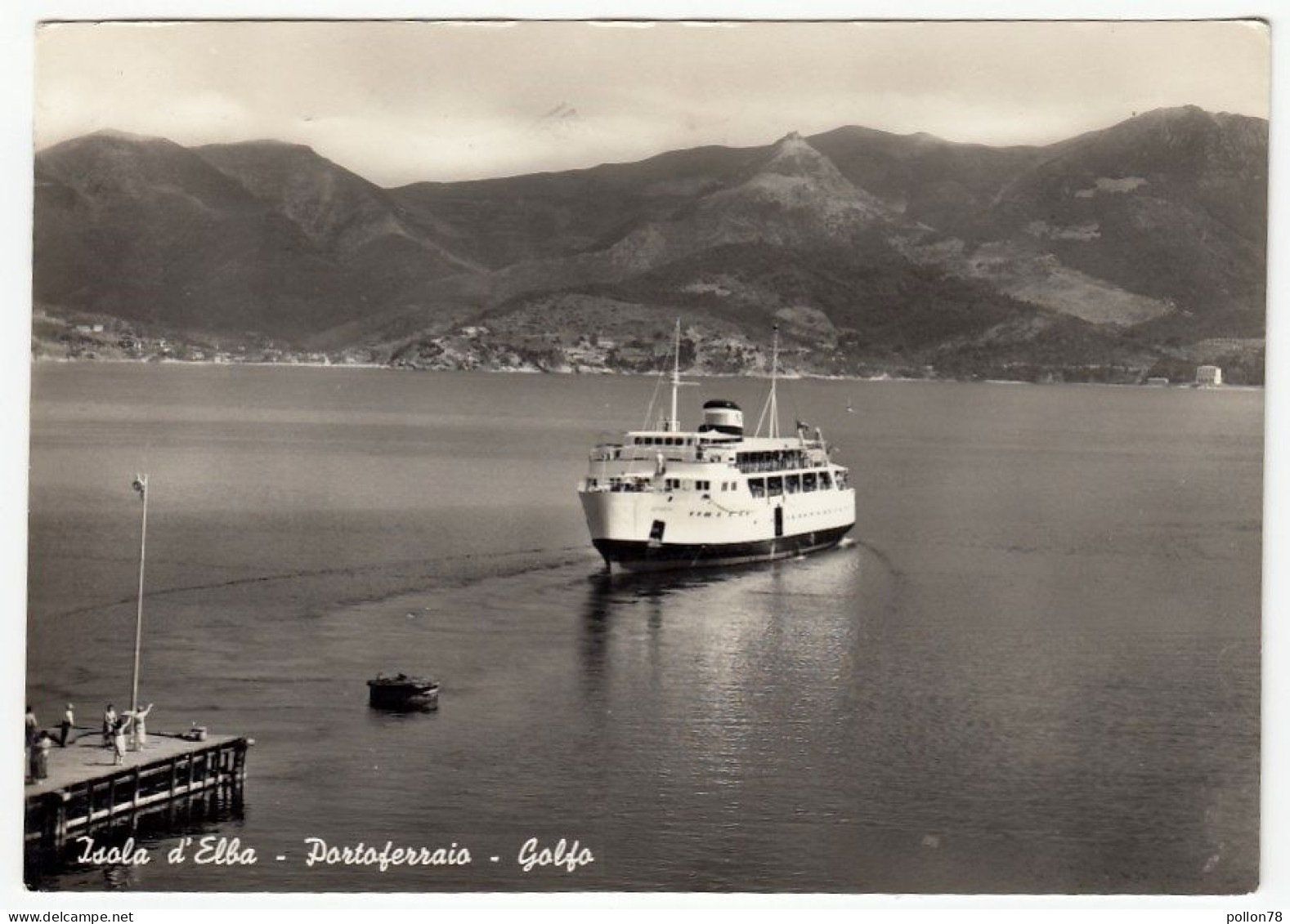 ISOLA D'ELBA - PORTOFERRAIO - GOLFO - LIVORNO - 1959 - BATTELLO - TRAGHETTO - Livorno