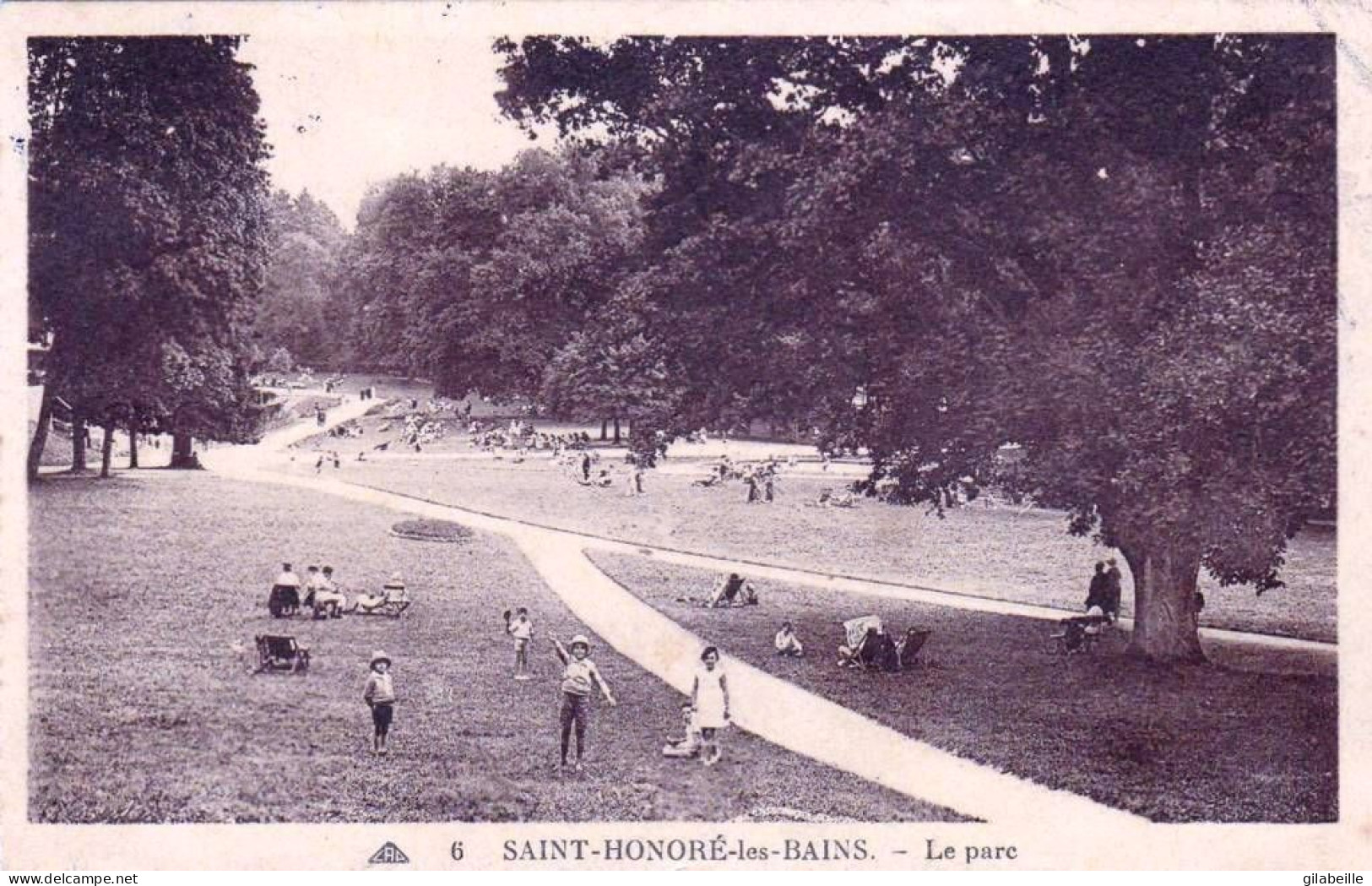 58 - Nievre -  SAINT HONORE Les BAINS -  Le Parc - Saint-Honoré-les-Bains