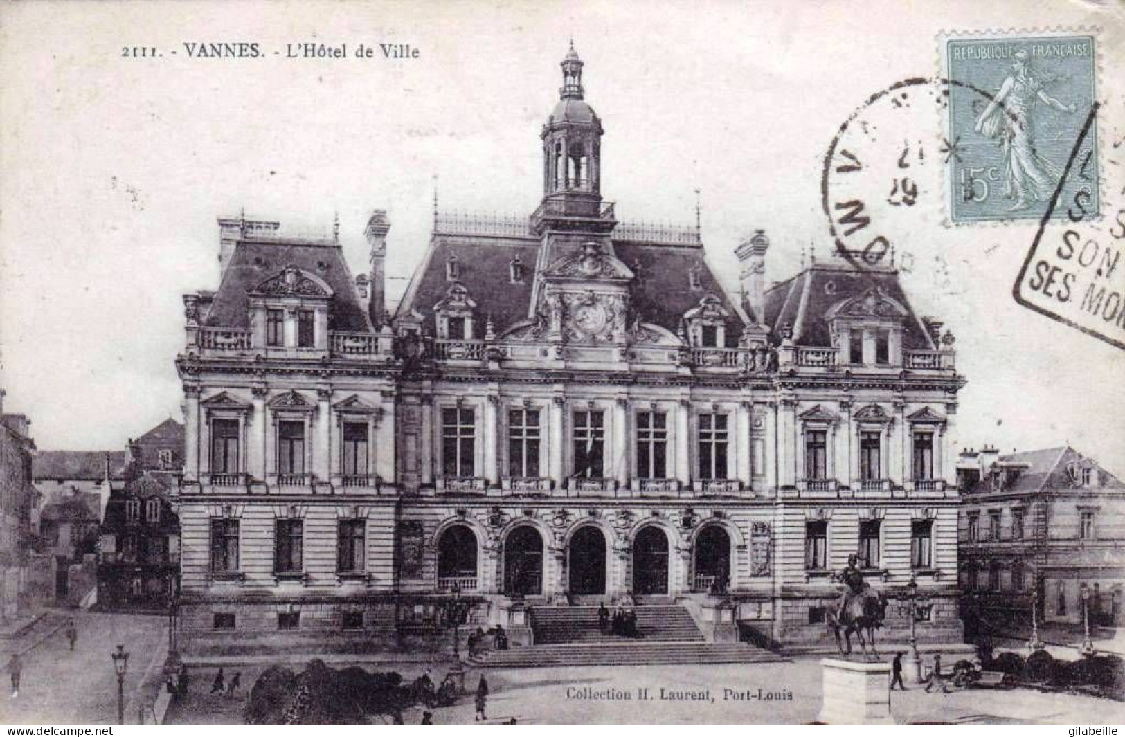 56 - Morbihan -  VANNES -  L Hotel De Ville - Vannes
