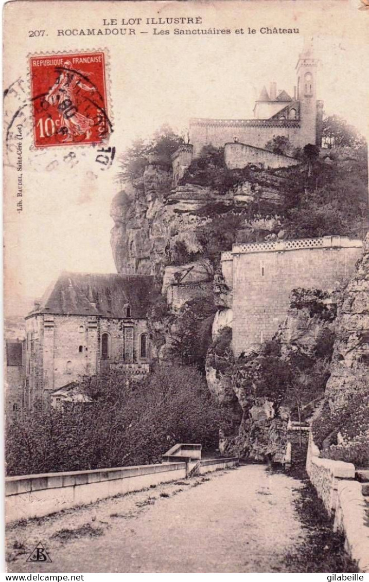 46 - Lot -  ROCAMADOUR - Les Sanctuaires Et Le Chateau - Rocamadour