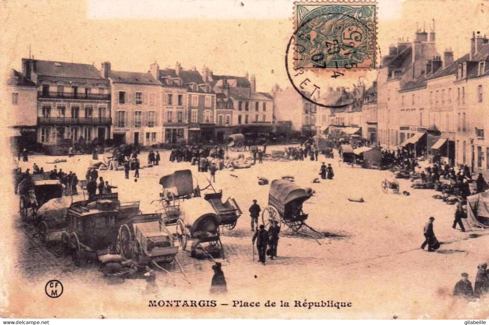 45 - Loiret -  MONTARGIS -place De La République - Montargis