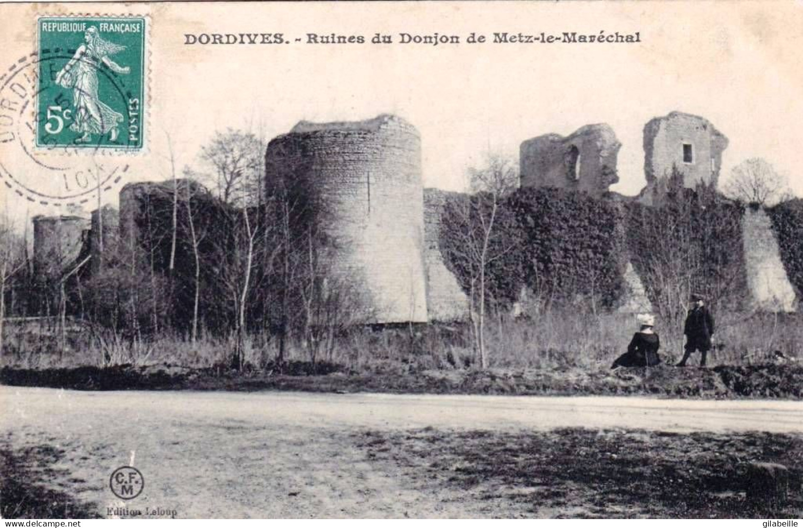 45 - Loiret -  DORDIVES - Ruines Du Donjon  De Mez Le Maréchal - Dordives