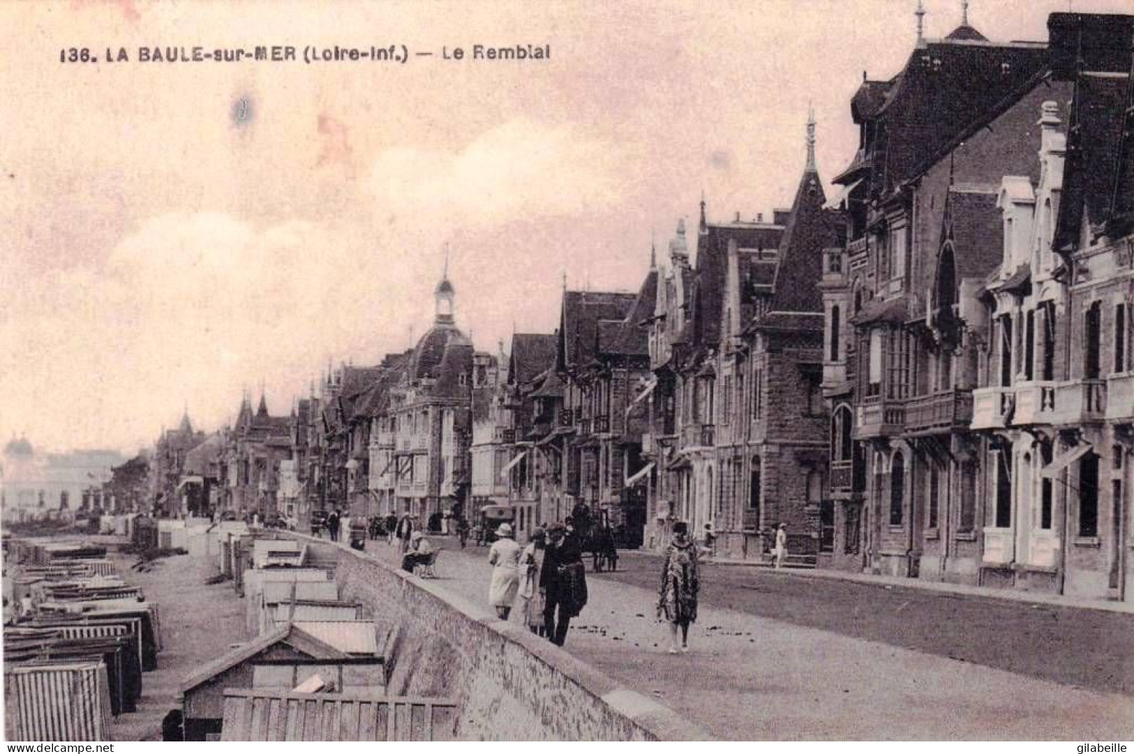 44 - Loire Atlantique -  LA BAULE  -  Le Remblai - La Baule-Escoublac