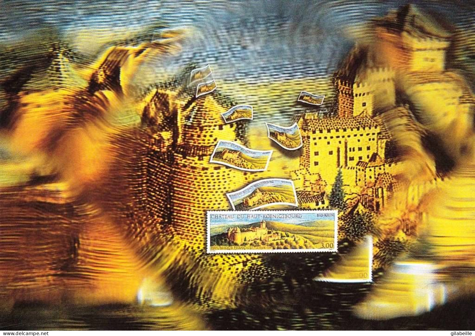 Publicité  Pour La Poste - Timbre Poste " Chateau Du Haut Koenigsbourg -  - Reclame