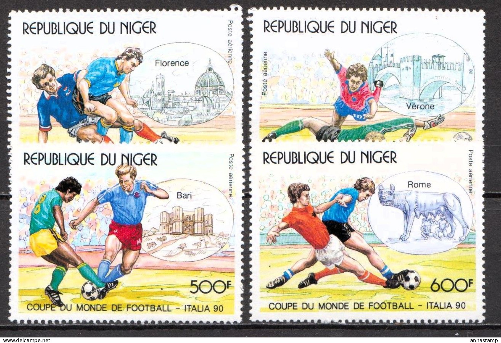Niger MNH Set - 1990 – Italy