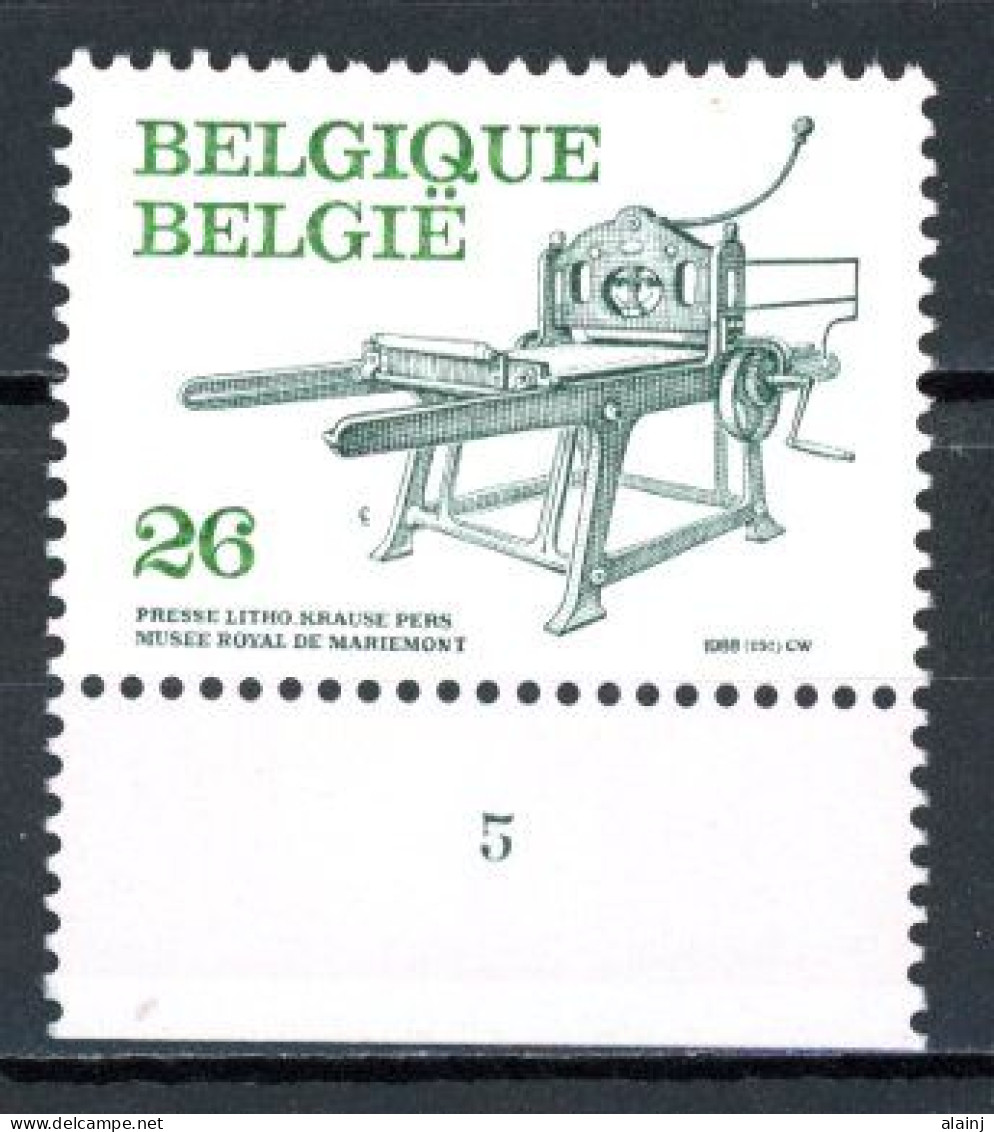BE  2311  XX   ---- Imprimerie : Presse Krause   --  N° De Planche 5 - 1981-1990