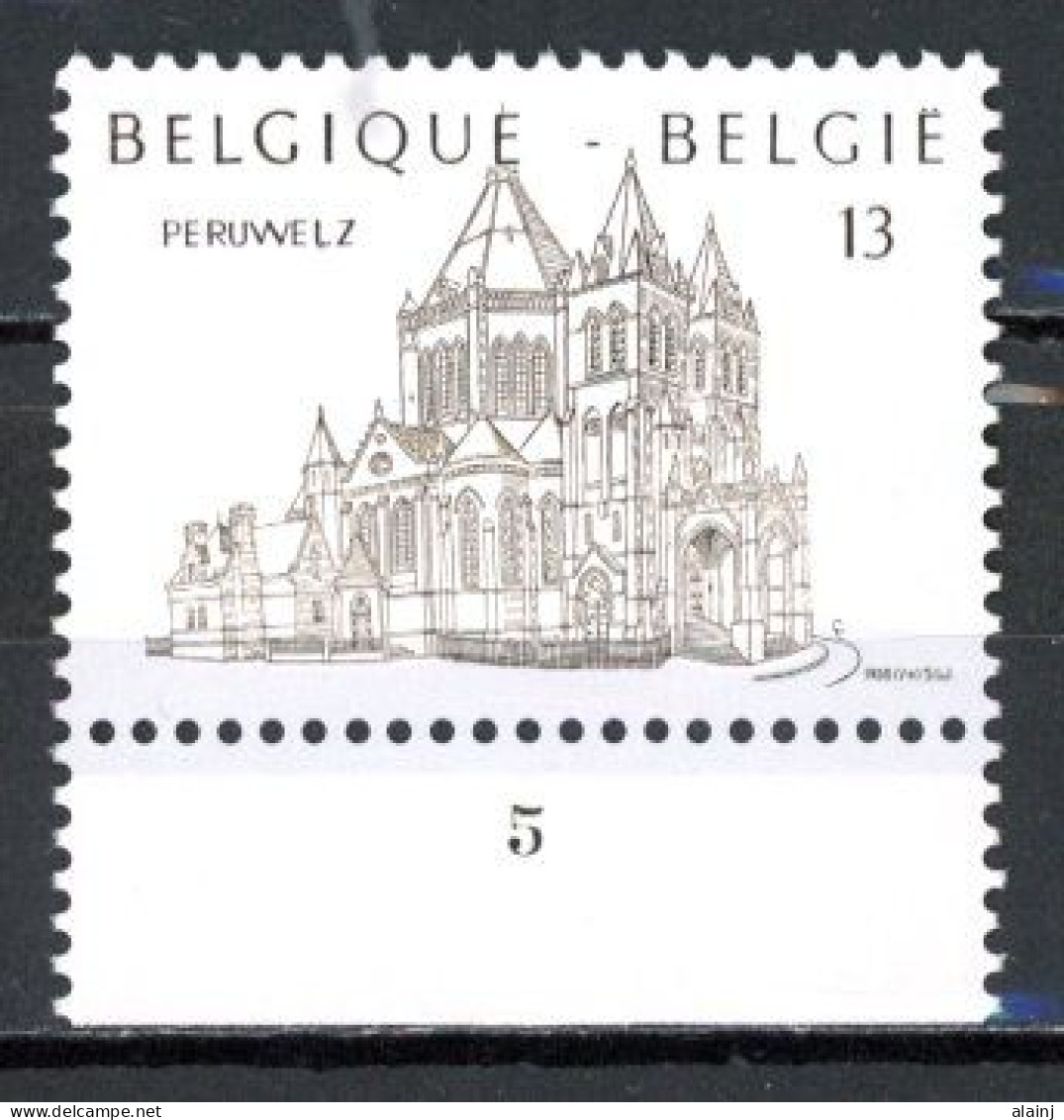 BE  2292  XX   ---- Pour Le Tourisme : Péruwelz   --  N° De Planche 5 - 1981-1990
