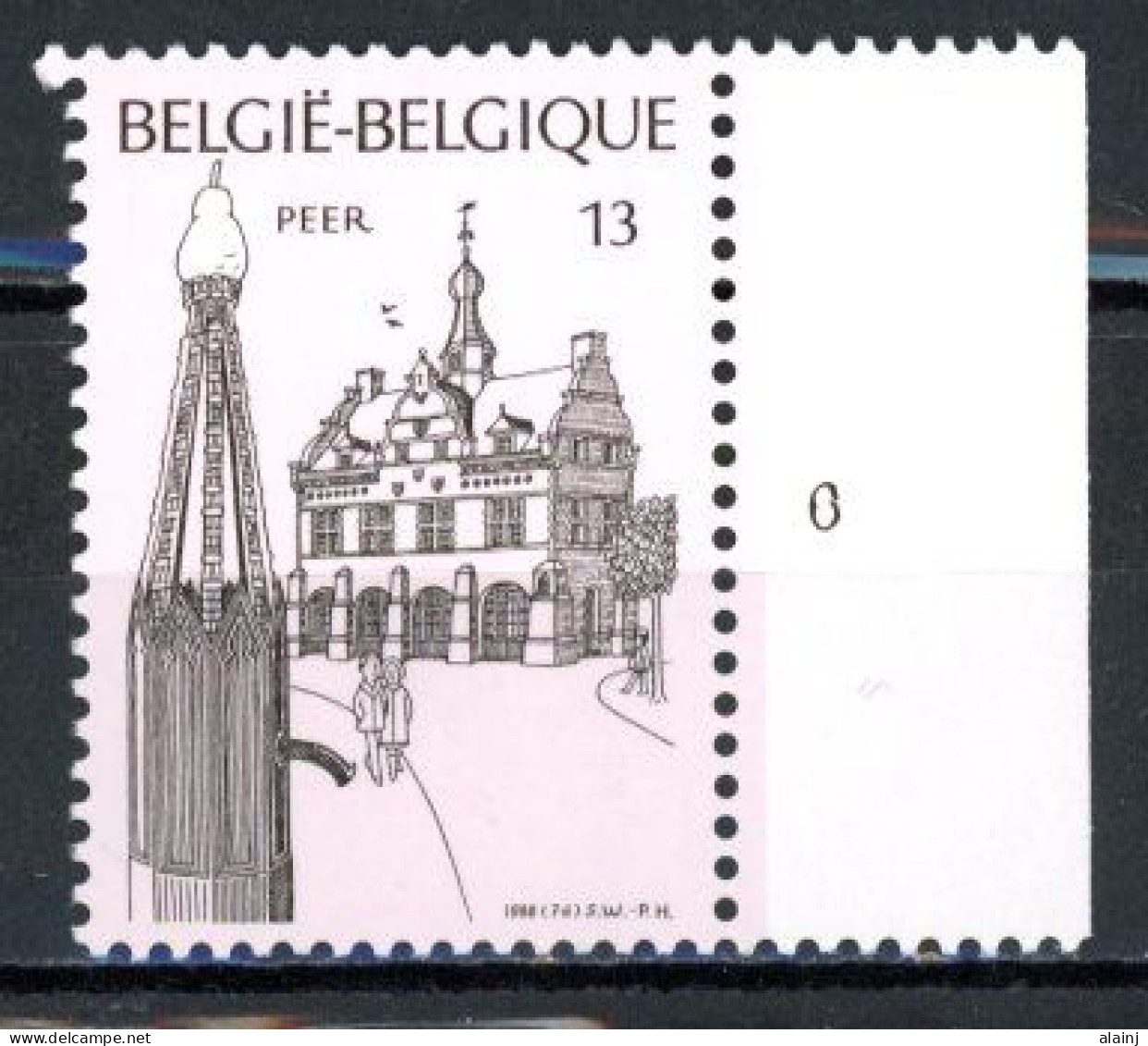 BE  2291  XX   ---- Pour Le Tourisme : Peer   --  N° De Planche 6 - 1981-1990