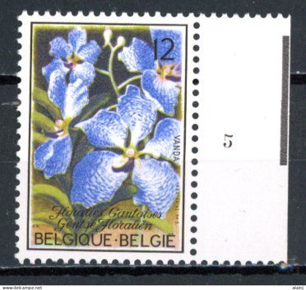 BE  2163  XX   ---- Floralies Gantoises   --  N° De Planche 5 - 1981-1990