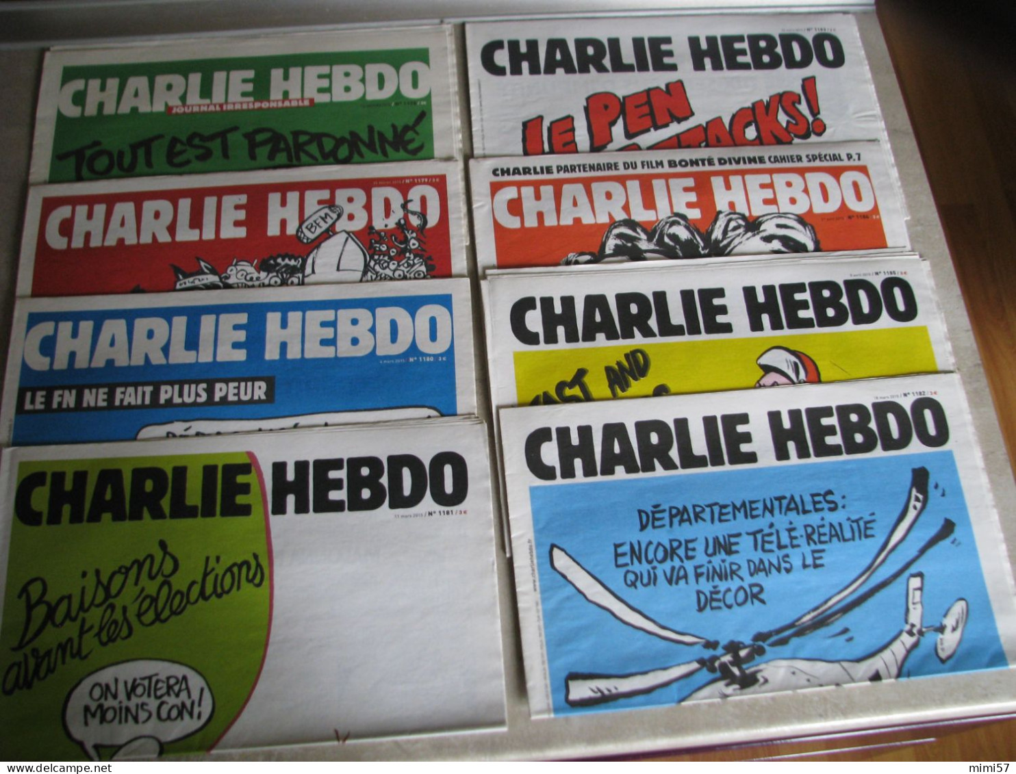 LOT De 34 Numéros De CHARLIE HEBDO - Humor