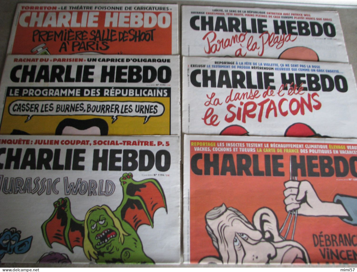 LOT De 34 Numéros De CHARLIE HEBDO - Humour