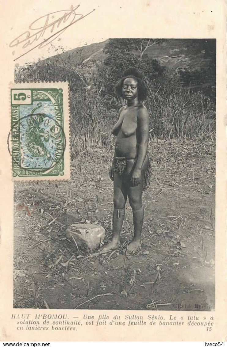 1913   Rep. Centrafricaine -  Haut M'Bomou   " Une Fille Du Sultan Sénio " - Central African Republic